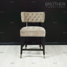 Coussin de chaise haute de tissu de meubles modernes de coussin avec le bas arrière
